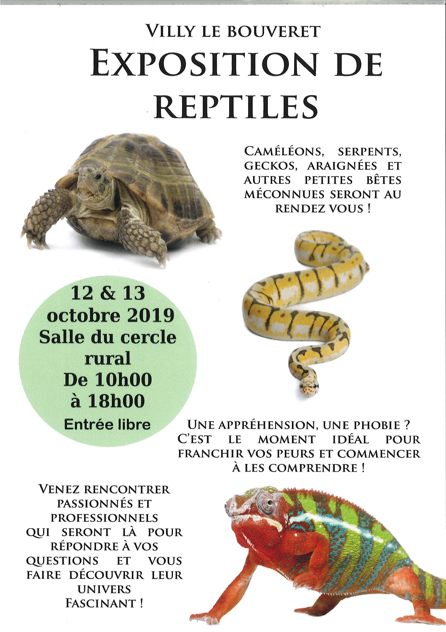 Exposition de reptiles VillyleBouveret